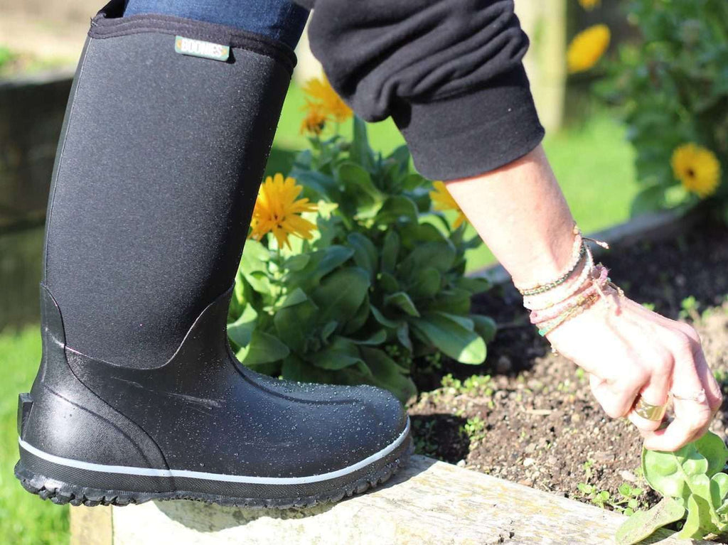 Lifestyler Tall Black| Ladies Gumboots | Big sizes only 10-12 image 1