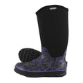 Lifestyler Tall  | Womens Gumboots | Neoprene | Purple Butterfly image 0