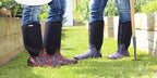 Lifestyler Tall | Womens Gumboots | Red Butterfly | Size 9 Only image 1