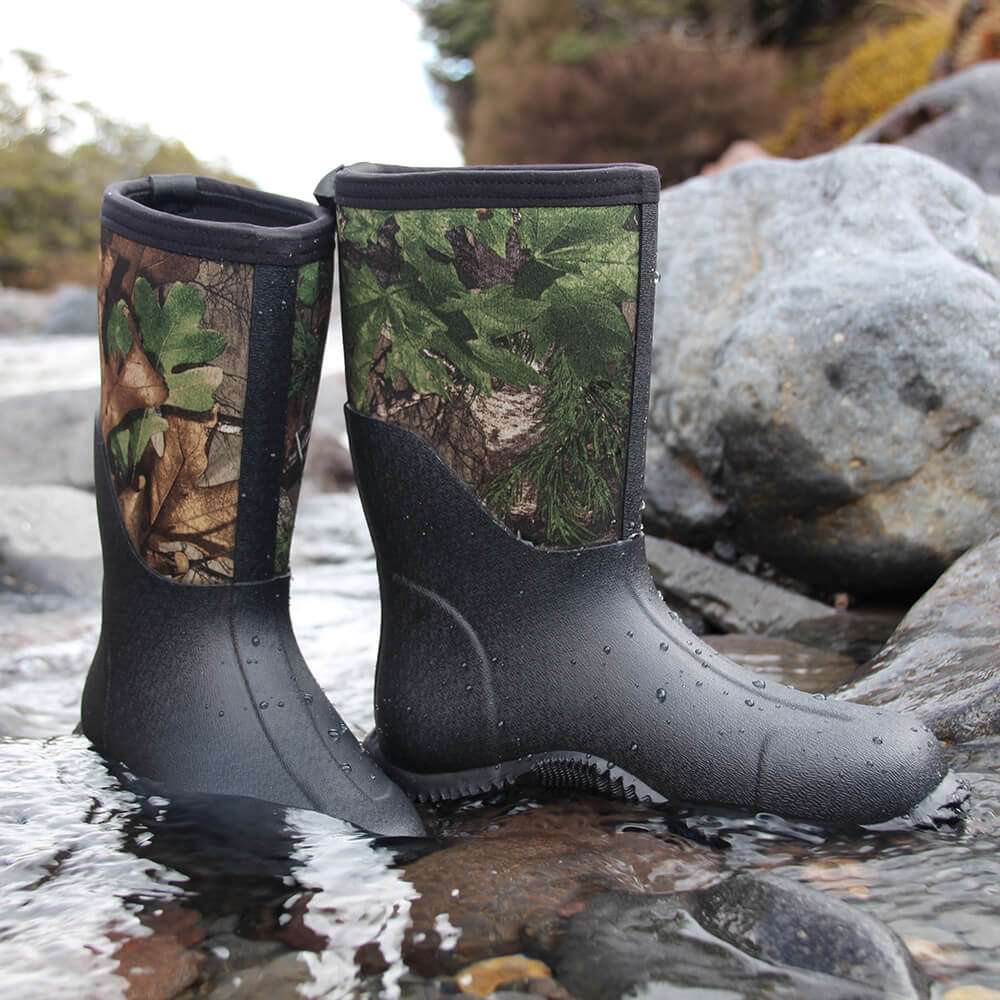 Kids Gumboots | Youth Camo image 1
