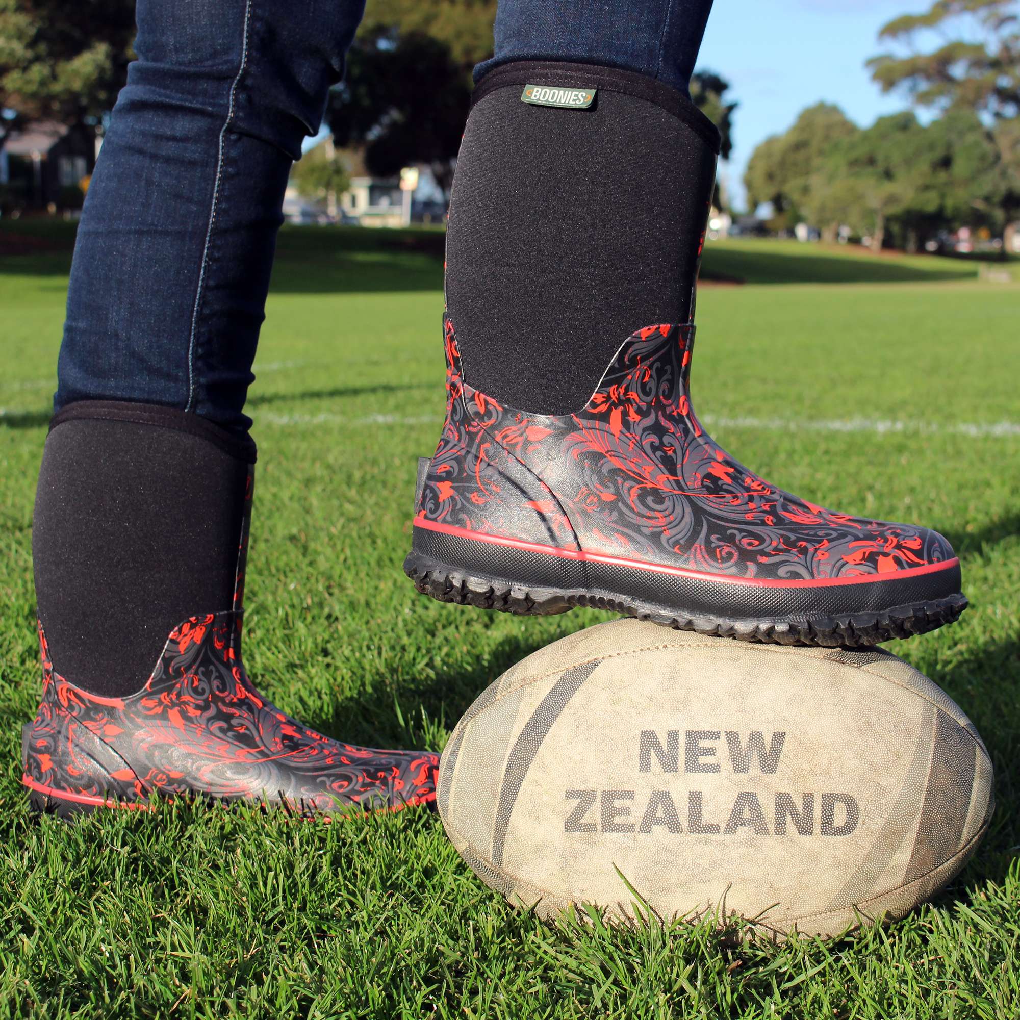 Lifestyler Mid Red | Womens Gumboots image 3