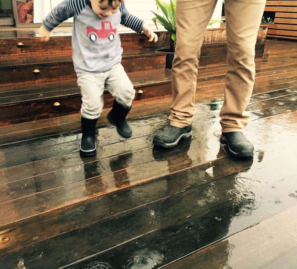 Kids Gumboots | Black Size 7 kids  only (small) image 2