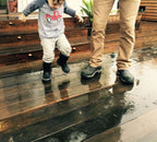 Kids Gumboots | Black Size 7 kids  only (small) image 2