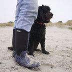 Lifestyler Tall  | Womens Gumboots | Neoprene | Purple Butterfly image 1